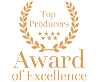 Top Producer Award Alan Zheng Commercial Real Estate Agent