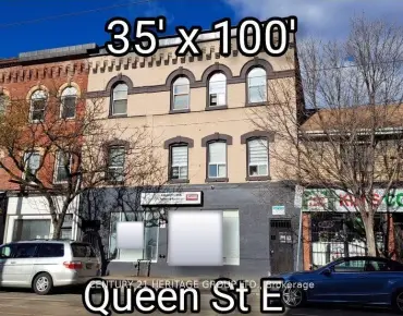 250 Queen St E Moss Park, Toronto is zoned as com/res=CR2(c1; with total area of 3487.00 sqft