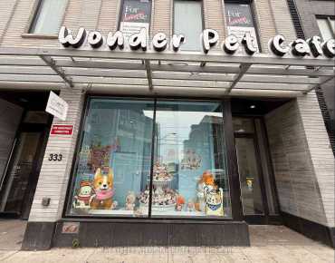 Groun - 327 - 333 Queen St W Waterfront Communities C1, Toronto is zoned as CR - Commercial with total area of  sqft
