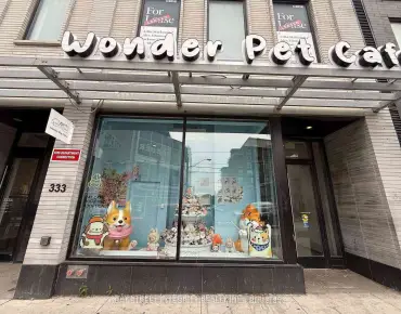 Groun - 327 - 333 Queen St W Waterfront Communities C1, Toronto is zoned as CR - Commercial with total area of sqft
