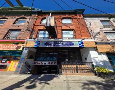 422 College St Kensington-Chinatown, 多伦多商业用地规划为Commercial / Res并占地3700.00平方尺
