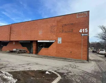 1 & 2 - 415 Hood Rd Milliken Mills West, 万锦商业用地规划为Industrial并占地3200.00平方尺
