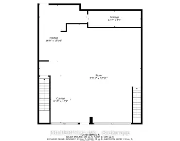 1 - 1728 Bayview Ave Leaside, Toronto is zoned as Commercial with total area of 1266.00 sqft