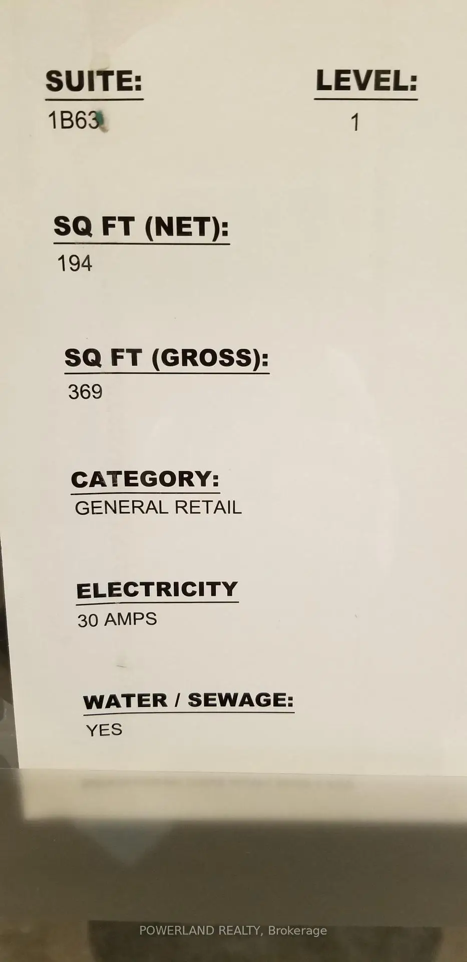 Commercial for lease